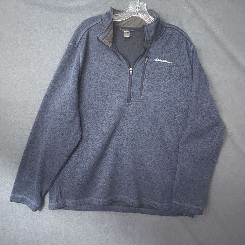 Eddie Bauer Quarter-Zip Cloud Performance Pullover Sweater Size 2XL Dadcore